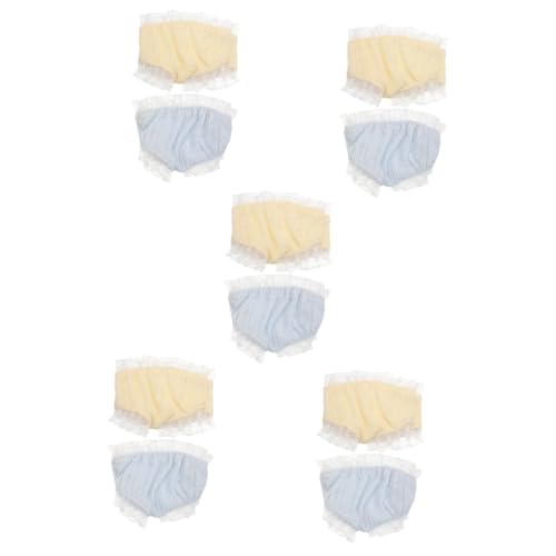 ibasenice 10 Piezas Bragas Muñecas De Repollo para Niñas Ropa Interior De Muñeca Americana Ropa De Muñeca De 18 Pulgadas Calzoncillos De Muñecas Americanas Mini Paño Bebé Estados Unidos Niño