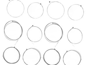 Juego de 2 Cuerdas de Guitarra, Cuerdas de Metal de Repuesto para Guitarra Eléctrica E203, Accesorios para Instrumentos de Cuerda, Tanto para Principiantes como para Profesionales Experimentados