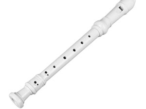 Instrumento Musical Grabador, Clarinete ABS de 8 Agujeros para Interpretación (White)