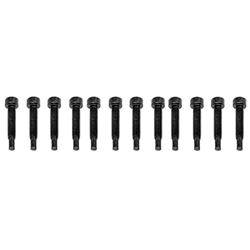 Tornillos para Pastilla Humbucker, Tornillos de Montaje de Cuello de Guitarra Resistentes Al Desgaste Brillantes para bajo (BLACK)