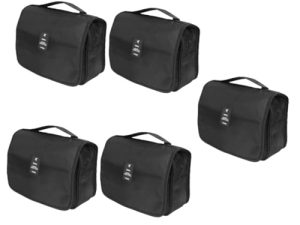 Ipetboom 5 Piezas Bolsa De Viaje para Artículos De Tocador Bolsas De Maquillaje para Mujeres Bolsa De Aseo De Viaje Portátil para Mujeres Bolsa De Aseo Colgante Portador De Cosméticos