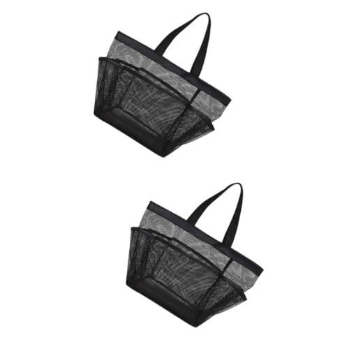 POPETPOP 2 Piezas Bolsa De Lavandería De Malla Bolsa De Ducha De Malla De Baño Bolsa De Aseo Portátil Bolsa De Malla De Ducha Portátil Neceser De Malla Nylon Playa Hombres y Mujeres Bolso