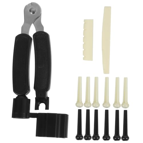 VALICLUD 1 Juego Puente De Guitarra Acustica Clavijas De Guitarra Pasadores De Puente Clavija Para Guitarra Alfileres De Guitarra Accesorios De Guitarra Las Cuerdas El Plastico Afinación