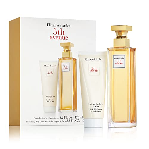 Elizabeth Arden - 5TH Avenue - Regalo del Día de la Madre - Set de Regalo 5th Avenue Eau de Parfum: Eau de Parfum 125ml + Crema Corporal, Cofre Regalo para Mujer