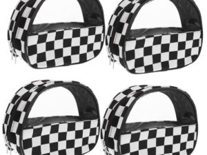 Holibanna 4 Piezas Bolsa de Lavar Bolsas de Maquillaje Transparentes para Mujer Bolsas de Aseo Transparentes Bolsa de Maquillaje Transparente Bolsa de Maquillaje de Viaje Neceser de Viaje