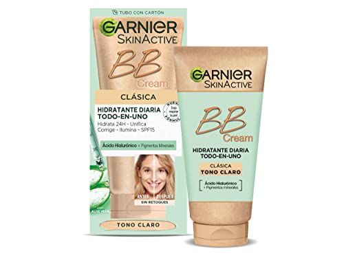 Garnier Skin Active BB Cream Original Perfeccionador prodigioso para pieles normales, Color Claro, 50 ml (Paquete de 1)