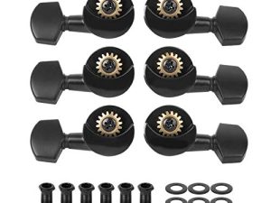 Llave de afinadores de guitarra, práctico botón de bloqueo de guitarra, portátil, de uso general, profesional, para guitarra acústica, guitarra eléctrica