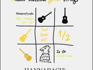 Hannabach 653079.0 – Cuerdas para guitarra clásica