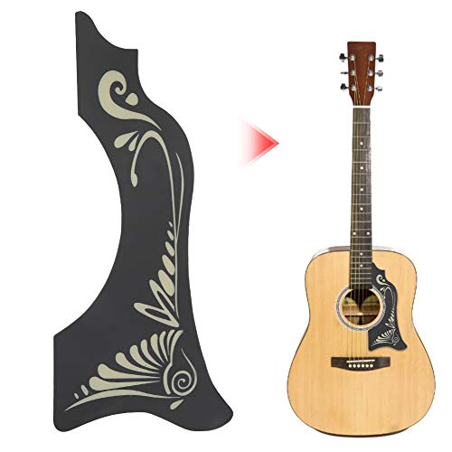 2 piezas de golpeador de guitarra, adhesivo autoadhesivo para tablero de guitarra, protector de púa protector de PVC, golpeador de guitarra de alta calidad y apariencia hermosa, para accesorios de dec