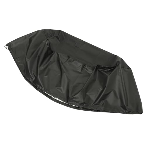POPETPOP Cubierta Redonda para Fogatas Cubierta La Parrilla Barbacoa Outdoor Tablecloths Cubierta Parrilla para Jardín Cubierta Impermeable Tela Pastelería Plata 210d Parilla