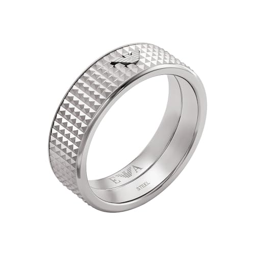 Emporio Armani EGS29880409 Rings, Silver, Talla Unica para Hombre