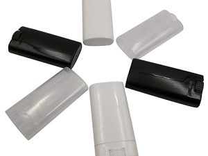 FOMIYES 6 Piezas Vial Plano Ovalado Tubos vacíos de bálsamo Labial contenedores de plástico balsamo Labial labiales Tubos de Brillo de subtubos de bálsamo Labial Mini lápiz Labial