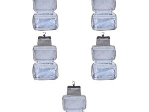 Housoutil Bolsa De Viaje De 5 Uds Bolsa De Aseo para Mujer Bolsa De Maquillaje De Viaje Bolsa De Maquillaje Bolsa De Higiene Bolsa De Aseo Impermeable Bolsa De Cosméticos De