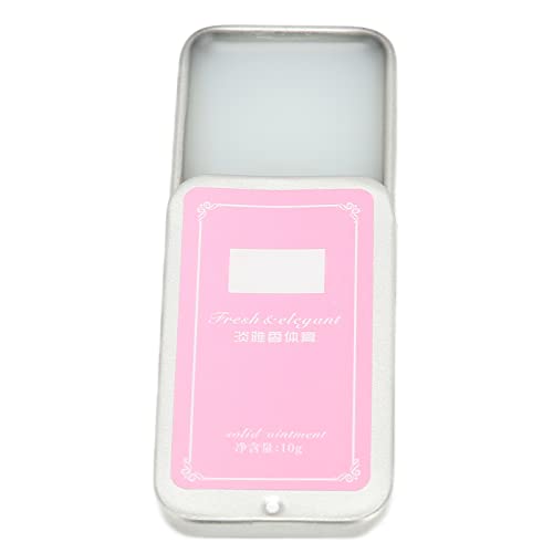 Perfume Sólido, Perfume Sólido Natural, Bálsamo de Fragancia, Fragancia de Larga Duración, Perfume Sólido, Fragancia Ligera Encantadora para Mujer, Tratamiento Natural para Cuerpo, Manos Y Pies
