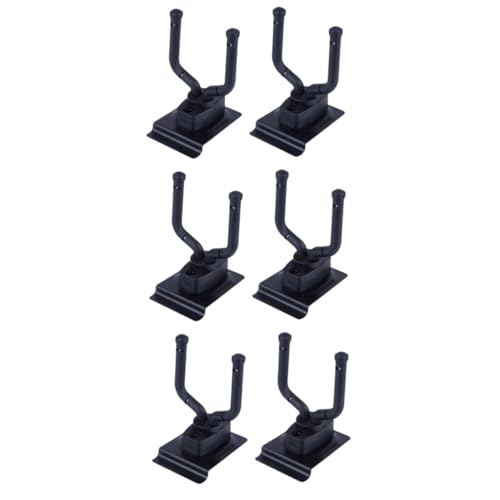 BESTonZON 6 Piezas Gancho De Guitarra Perchas Perchero Colgador Metalico Para Guitarra Gancho De Pared De Guitarra Percha De Ropa Montada En La Pared Montado En La Pared Suave Accesorios