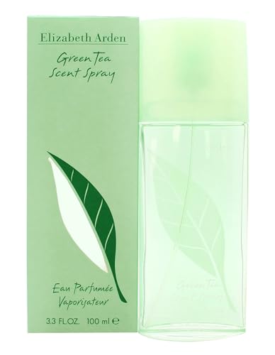Elizabeth Arden - Green Tea, Eau Parfum, Perfume con Esencias Naturales de Té Verde y Bergamota, Refrescante Floral y Cítrico, Despierta los Sentidos, Aporta Energía, Perfume para Mujer - 100 ml
