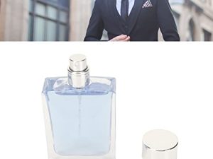 Perfume para Hombre, Fragancia Refrescante Amaderada de Larga Duración, Spray de Niebla Fina de 50 Ml, con Boquilla de Aluminio, Perfume de Colonia para Pulverización Uniforme,