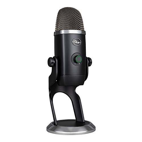 Logitech for Creators Blue Yeti X Micrófono Profesional de Condensador USB, Medición de Alta Resolución para Grabación, Streaming, Gaming, Podcasting en PC y Mac, Iluminación LED, Efectos Blue VO!CE