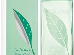 Elizabeth Arden – Green Tea, Eau Parfum, Perfume con Esencias Naturales de Té Verde y Bergamota, Refrescante Floral y Cítrico, Despierta los Sentidos, Aporta Energía, Perfume para Mujer – 100 ml