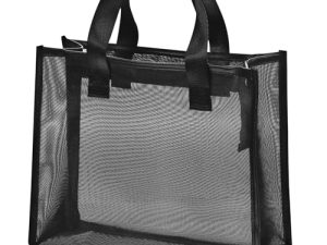 TOVINANNA Neceser De Nailon Bolsa De Malla Bolsa De Aseo De Malla Bolsa De Cosméticos De Bolsas De Cosméticos para Mujeres Bolso De Cosméticos con Cremallera Nylon Perder Bolsa De Belleza