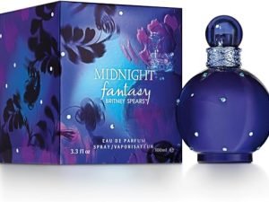 Britney Spears – Midnight Fantasy, Eau de Parfum, Perfume Femenino en Spray, con Notas Afrutadas y Florales, Aroma Sensual y Dulce, Perfume para Mujer – 100 ml