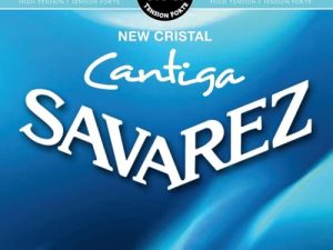 Savarez Cuerdas para Guitarra Clásica New Cristal Cantiga juego 510CJ Tensión alta, azul