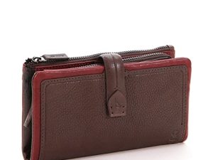 Abbacino Cartera Grande de Mujer Piel Bicolor en marrón