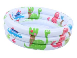 Mini Piscina de Dinosaurios para Niños, Mini Piscina para Bebés Fácil de Instalar, Material de PVC Grueso, Segura y Respetuosa con el Medio Ambiente para la Playa para Niños