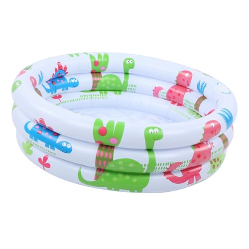 Mini Piscina de Dinosaurios para Niños, Mini Piscina para Bebés Fácil de Instalar, Material de PVC Grueso, Segura y Respetuosa con el Medio Ambiente para la Playa para Niños