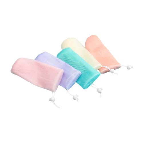 MAGICLULU Bolsa De Jabón De Malla De 5 Uds Bolsa De Jabón Espumoso Bolsa De Jabón Exfoliante Bolsa De Jabón Para Barra Bolsa De Jabón En Barra Bolsa De Ahorro De Jabón Pequeña Bolsa