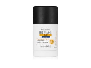 Heliocare 360º Sport Transparent Stick Spf 50+.- Fotoprotector Facial Formato Stick Para Deportistas, Fácil De Aplicar, Para Todo Tipo De Pieles, Sin Color, 25 Gramos