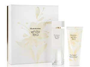 Elizabeth Arden Set de Regalo Mujer White Tea Perfume EDT 100 ml y Crema Hidratante Corporal Perfumada 100 ml, Cofre Regalo para Mujer