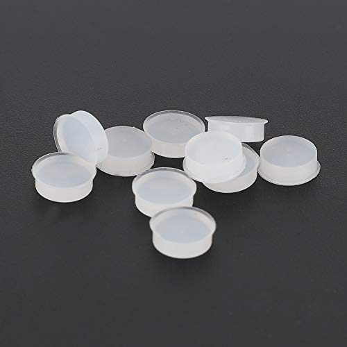 Kits de Repuesto de Tapones de Orificio de Flauta de Goma, 10 Uds., Accesorios para Instrumentos Musicales, 7x2,5mm, Transparente CF99 Fabricado con Tela de Goma Suave y Ahora No