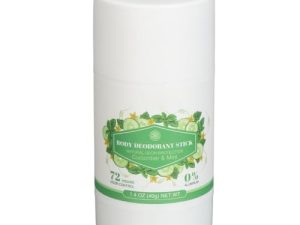 Saluaqui Desodorante Corporal en Barra para Mujeres y Hombres, 40 G, Desodorante Portátil de Frescura y Perfume Sólido, Seguro para la Piel (Pepino Menta)