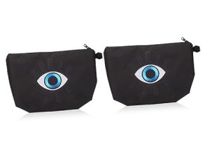 Didiseaon 2 Piezas Bolsa De Ojo del Neceser De Viaje Neceser para Mujer Regalos del Mal De Ojo Organizador De Artículos De Tocador De Viaje Bolsa De Aseo Viajar Poliéster Digital