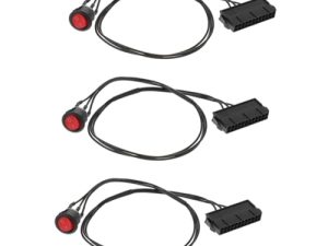 UKCOCO 3 Uds Cable De Alimentación Interruptor De Computadora Cable De Alimentación Probador De Potencia Cable De Puente De Puente 18Awg Interruptor De Encendido/Apagado Interruptor De