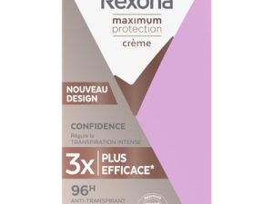 Rexona Maximum Protection Desodorante en Crema Antitranspirante para Mujer Soft Solid Confidence 45ml
