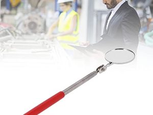 Snufeve6 Espejo de inspección Flexible, Espejo telescópico portátil para Empresas para la Ciencia para la Industria