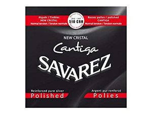 Savarez Cuerdas para guitarra clásica New Cristal Cantiga Juego tensión standard polidos 510CRH
