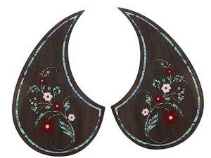 BESTonZON 2 Uds Golpeador De Guitarra Accesorio De Guitarra Guitarra Protector Etiqueta Exquisito Golpeador Para Guitarra Guita Pegatina Protectora Guitarra Protector Golpeador Piezas De