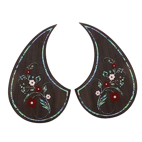 BESTonZON 2 Uds Golpeador De Guitarra Accesorio De Guitarra Guitarra Protector Etiqueta Exquisito Golpeador Para Guitarra Guita Pegatina Protectora Guitarra Protector Golpeador Piezas De