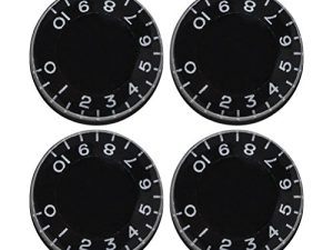 pomos de guitarra 4 piezas perillas de control de velocidad Mandos de tono de volumen de repuesto para reemplazo guitarra eléctrica ( )