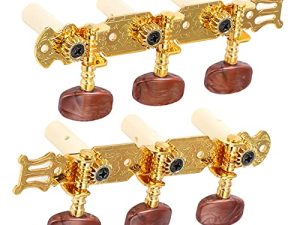 Clavijas De Afinación De Cabezas De Máquina, Clavijas De Afinación De Guitarra 2 Piezas Clásicas Para Guitarra Clásica