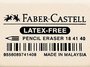 FABER-CASTELL Kautschuk-Radierer 7041-40, weiß