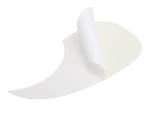 sourcing map Golpeador para Guitarra Acústica Autoadhesivo, Piezas para Guitarra Acústica-Eléctrica para Diestros de 41 Pulgadas, Forma de Gota de Agua, Blanco
