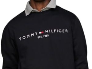 Tommy Hilfiger Tommy Logo Sweatshirt Mw0mw11596 Sudadera, Azul (Desert Sky), M para Hombre