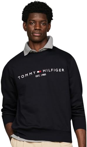 Tommy Hilfiger Tommy Logo Sweatshirt Mw0mw11596 Sudadera, Azul (Desert Sky), M para Hombre