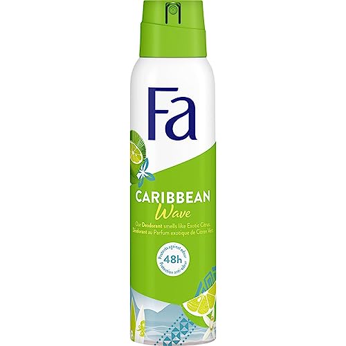 Fa, Desodorante Spray Limones del Caribe, 150 ml