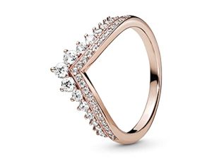 PANDORA Anillo Deseo Princesa 187736CZ-56 mujer Rose