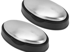 MAGICLULU 2 Uds Jabón De Metal Jabón Eliminador De Olores De Pescado Jabón Eliminador De Olores De Ajo Jabón De Cocina De Acero Inoxidable Jabones Limpiadores De Olores Jabón Eliminador De